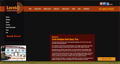 Desktop Screenshot of loretoboutiquehotel.com